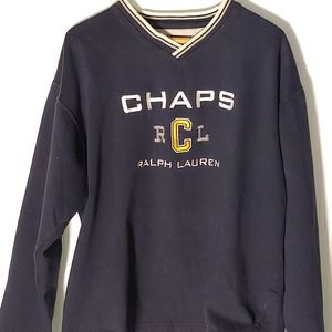 Vintage Chaps Ralph Lauren v-neck sweatshirt.
